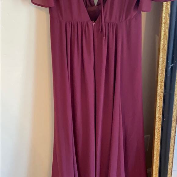 Show me your MUMU burgundy maxi dress - Picture 6 of 9